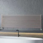 Hydraulic Radiator with Single Square Section Elements Made in Italy - Nougat Viadurini