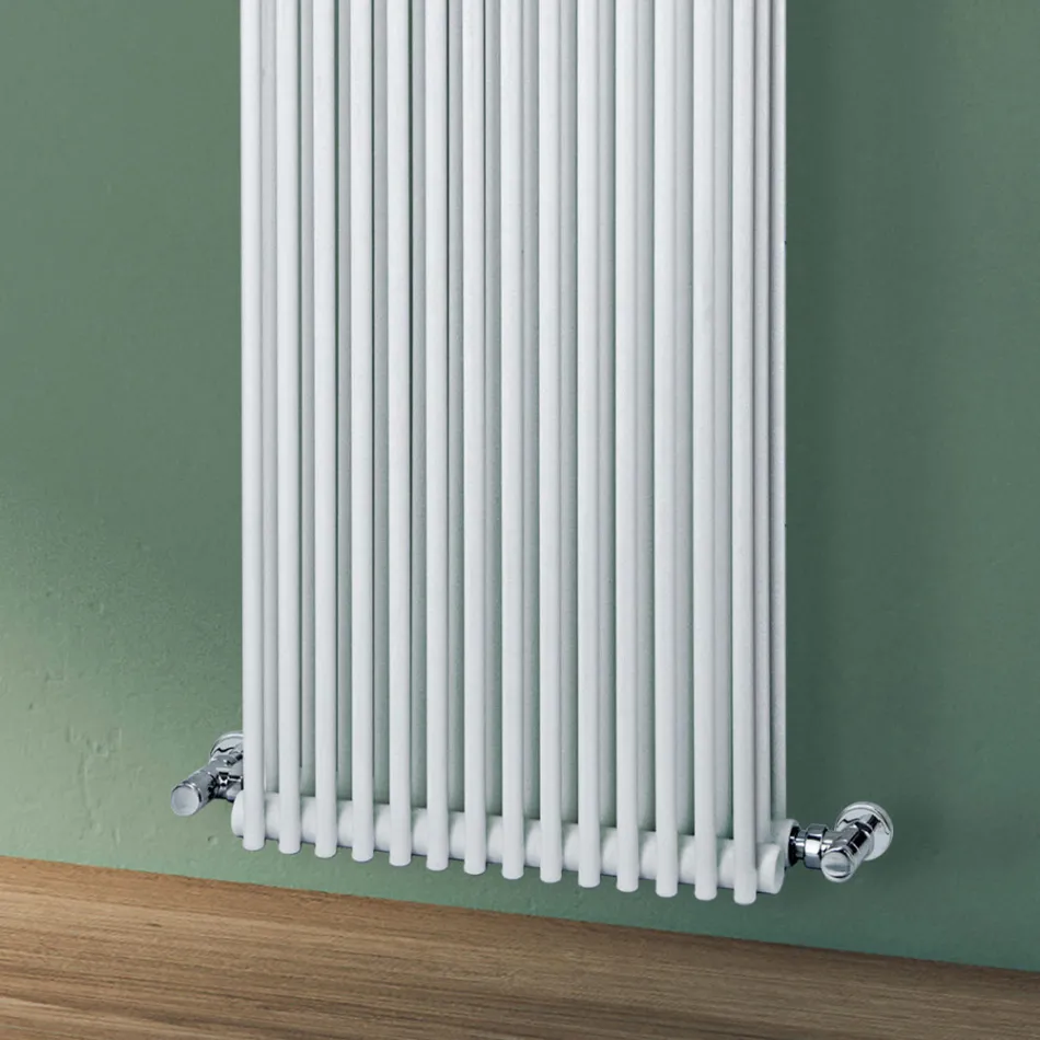 Hydraulic Radiator with Triple Series of Vertical Elements Made in Italy - Cenci Viadurini