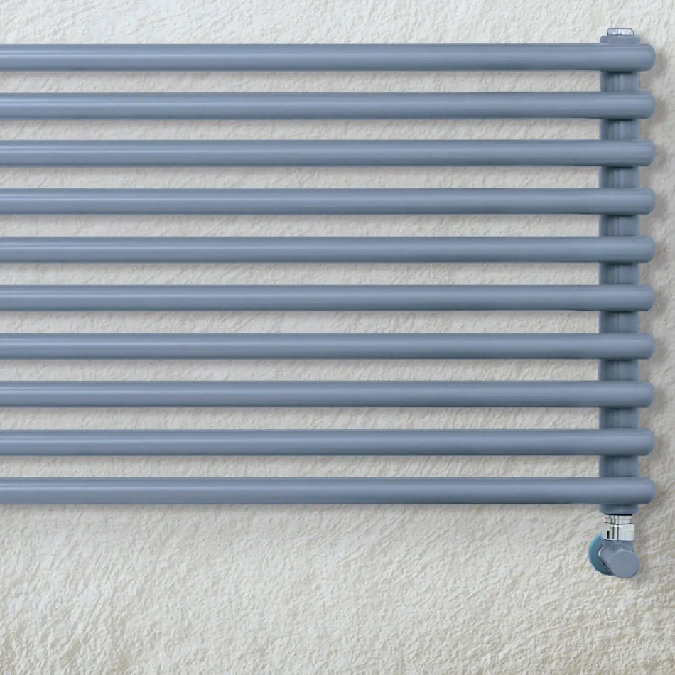 Plumbing Radiator with a Series of Horizontal Elements Made in Italy - Cappello Viadurini