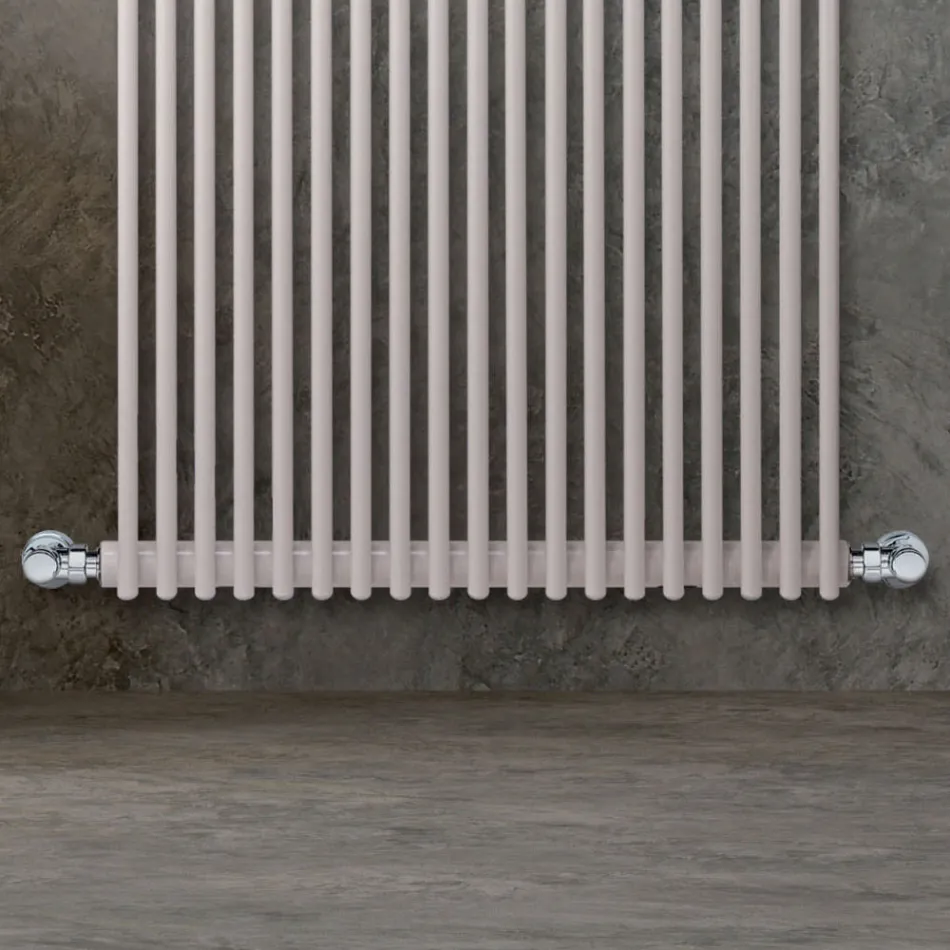 Hydraulic radiator with a series of vertical elements made in Italy - carbon Viadurini