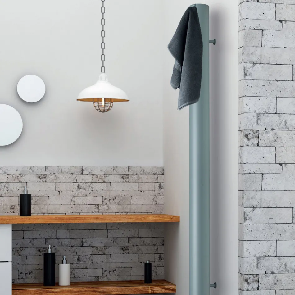 Plumbing Radiator Consisting of an Aluminum Pipe Made in Italy - Pandoro Viadurini