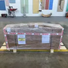 Hydraulic radiator with wood finish in Italian marble powder - Wood50 Viadurini