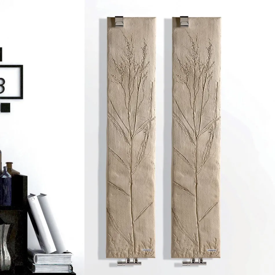 Hydraulic radiator up to 480 Watt in Italian marble powder - Naturae Viadurini
