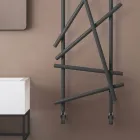 Steel Hydraulic Radiator with Round Section Pipes Made in Italy - Random Viadurini