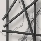 Steel Hydraulic Radiator with Round Section Pipes Made in Italy - Random Viadurini