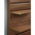 Hydraulic steel heating, oak shelves, Utility Scirocco H Viadurini