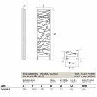 Hydraulic steel thermocouple, metropolitan style Mikado Scirocco H Viadurini