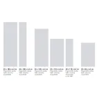 Hydraulic radiator in Italian Marble Powder with Corten effect - Lines Viadurini