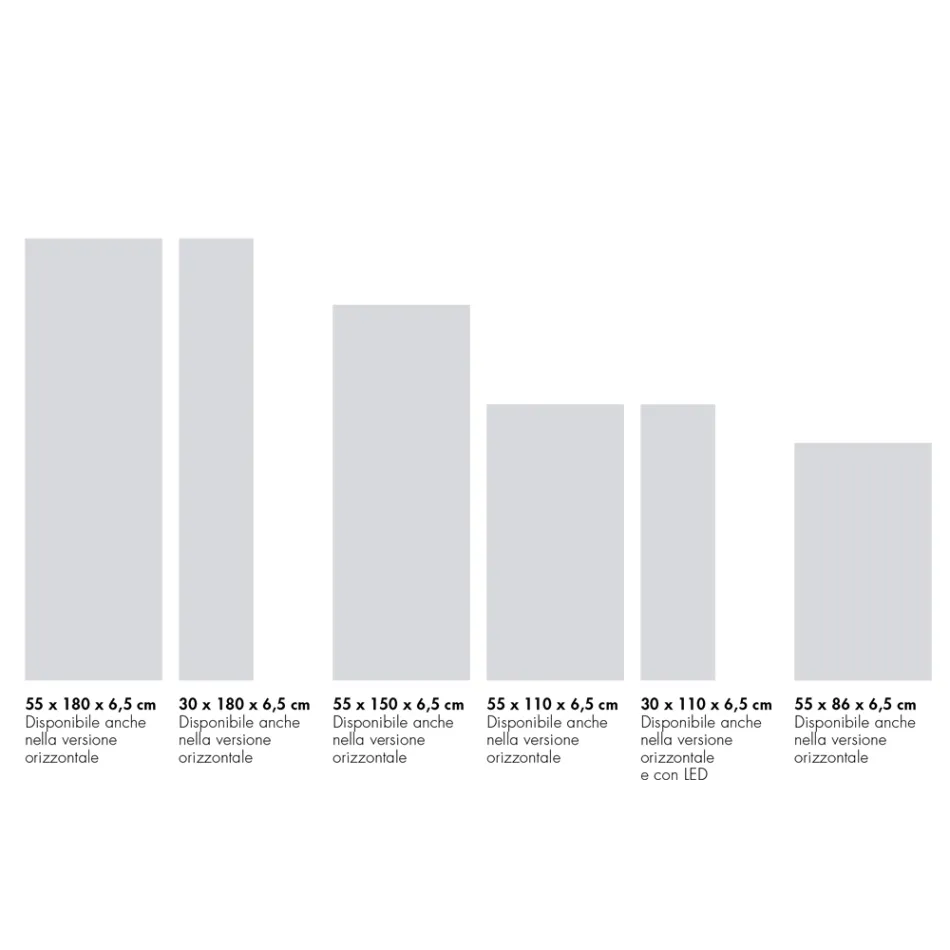 Modern Hydraulic Radiator in Italian Marble Powder - Texturee Viadurini