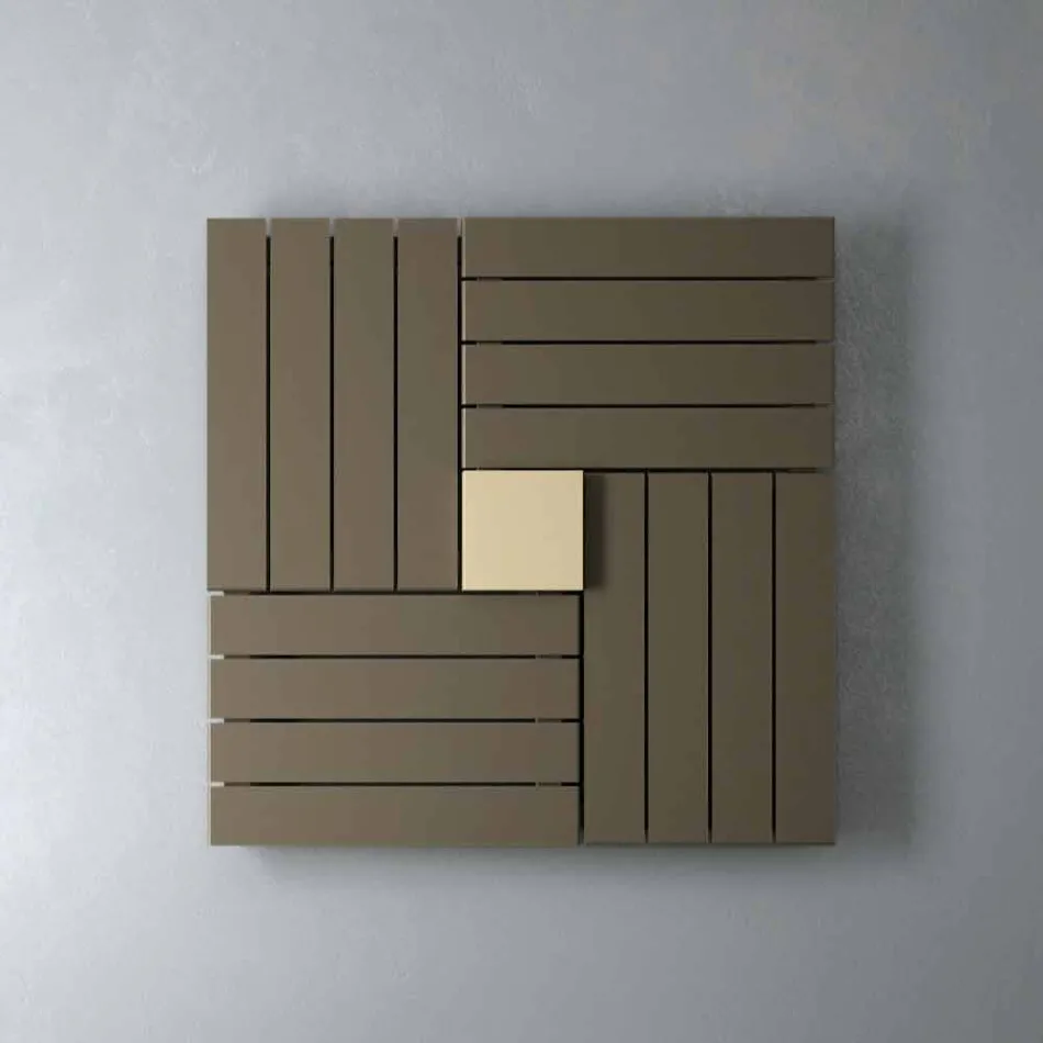 Square design hydraulic trim made in Italy Square Scirocco H Viadurini