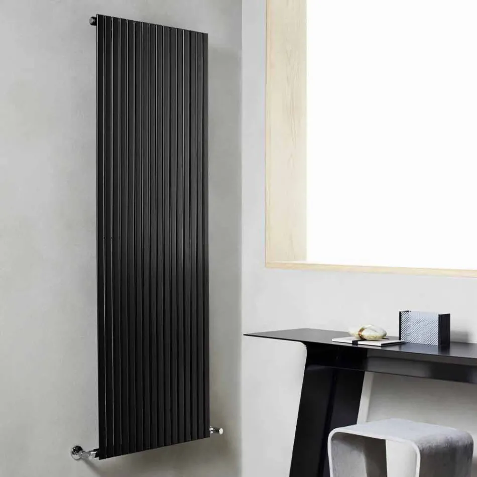 Modern Design Vertical Hydraulic Wall Radiator up to 1224 Watt - Regolo Viadurini
