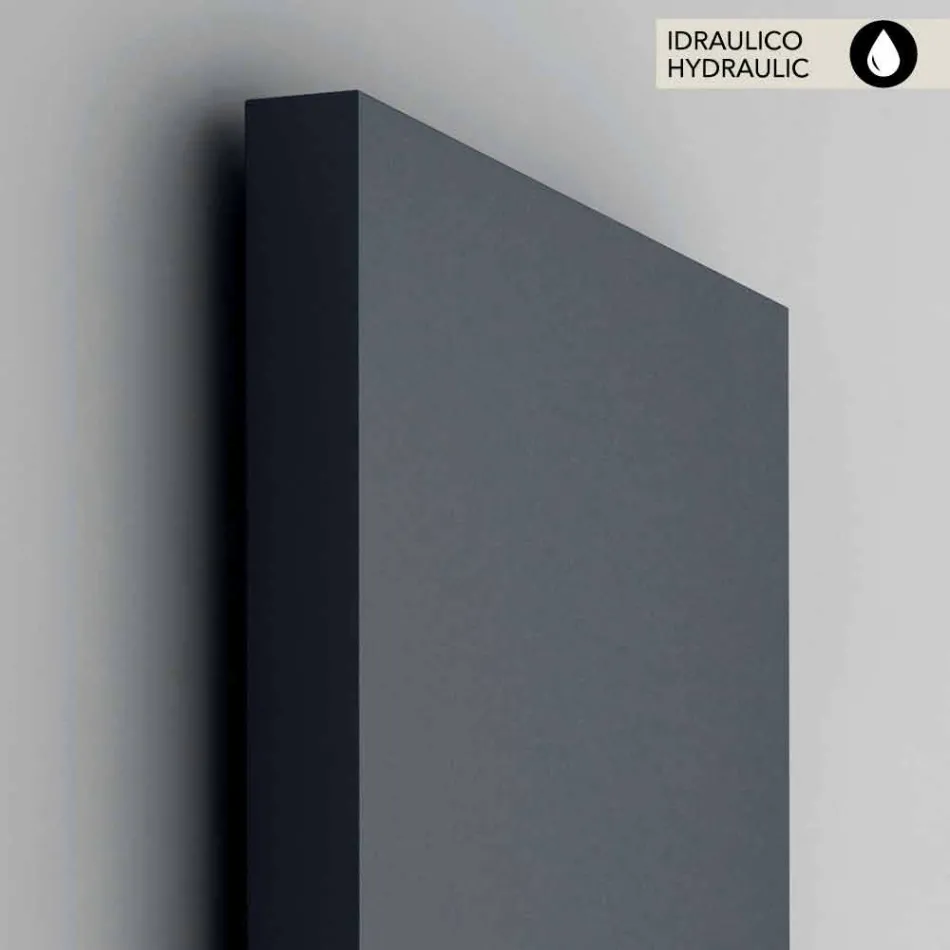 Vertical hydraulic hood, steel cover, Scirocco H Light Viadurini