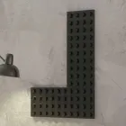 Modern Electric Colored Light Fixture, Brick by Scirocco H Viadurini