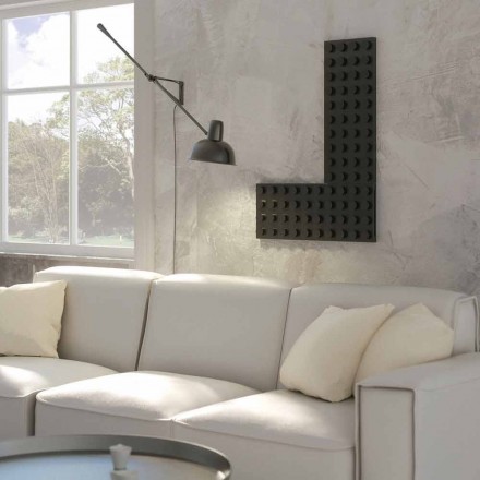 Modern electric colored light fixture, Brick by Scirocco H Viadurini