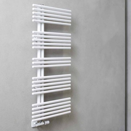 Modern Design Wall Mounted Towel Warmer Up to 690 W - Peacock Viadurini
