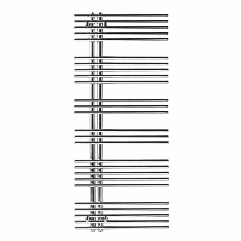 Radiator Chrome Towel Warmer in Steel Hydraulic Design 483 W - Pavone Viadurini