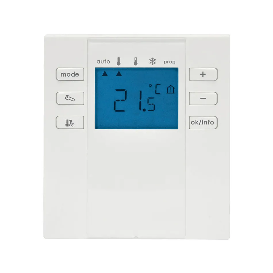 Programmable Digital Room Temperature Thermostat - Ecodesign Viadurini