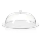 Transparent Plexiglass Round Cake Pan Made in Italy 2 Sizes - Crotone Viadurini