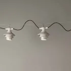 Toscot Battersea suspended lamp with terracotta plate Viadurini