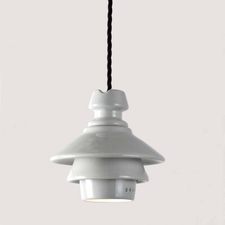 Toscot Battersea hand-made ceramic pendant lamp Viadurini