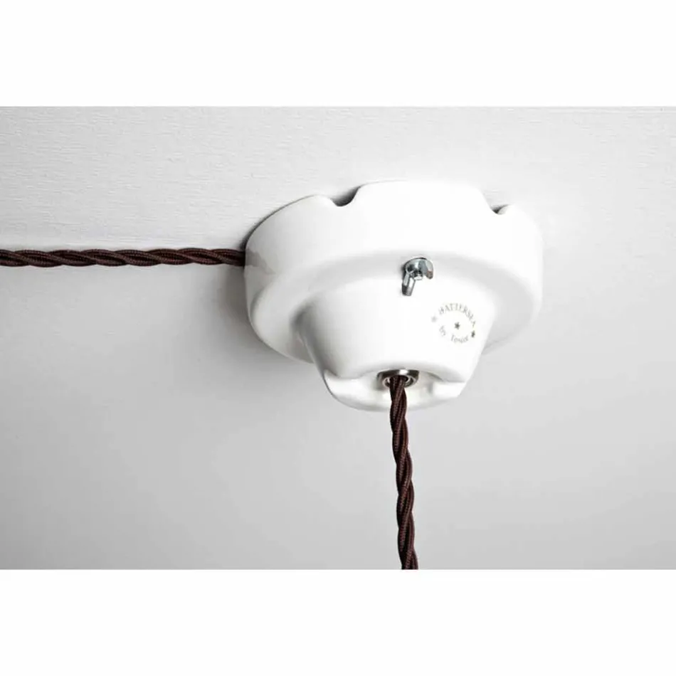 Toscot Battersea large ceiling rose made in Tuscany Viadurini