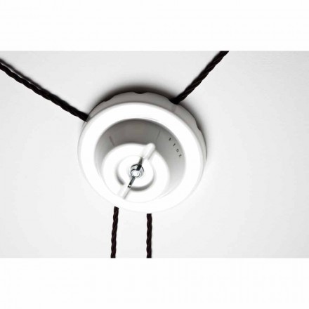 Toscot Battersea small ceiling rose Made in Tuscany Viadurini