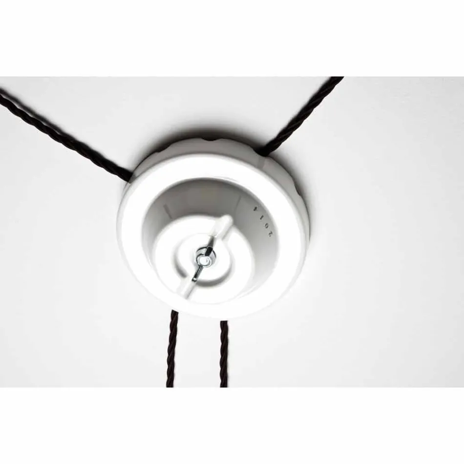 Toscot Battersea small ceiling rose Made in Tuscany Viadurini