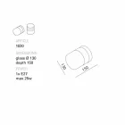 Toscot Chapeau! Handmade wall / ceiling lamp made in Tuscany Viadurini