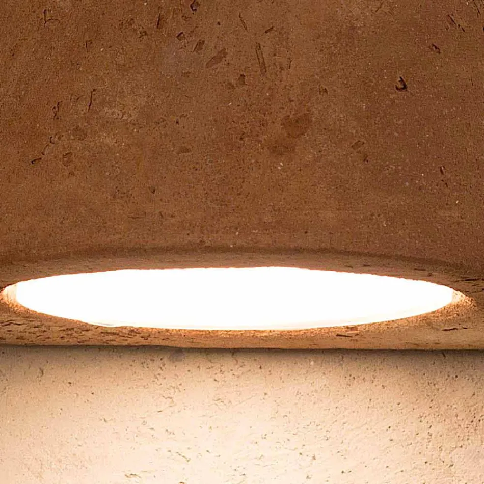 Toscot Lido indoor / outdoor terracotta wall lamp made in Italy Viadurini