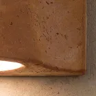 Toscot Lido indoor / outdoor terracotta wall lamp made in Italy Viadurini