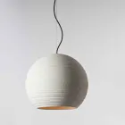 Toscot Newton contemporary handmade terracotta pendant lamp Viadurini