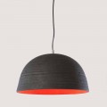 Toscot Notorius terracotta pendant lamp, modern design made in Italy