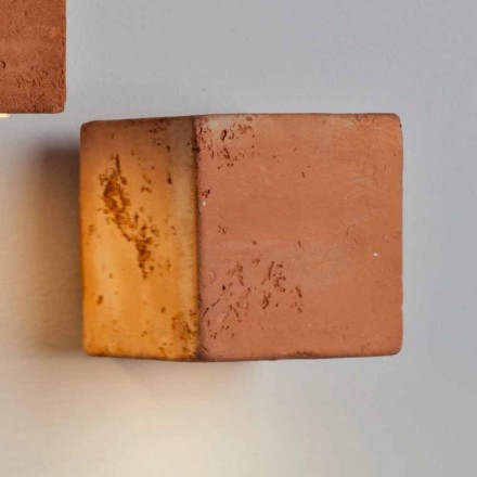 Toscot Smith hand-made terracotta outdoor LED light applique Viadurini