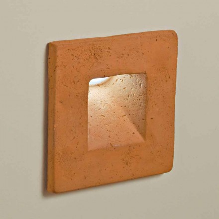 Toscot Square Square Square Outdoor Terracotta Applique Viadurini