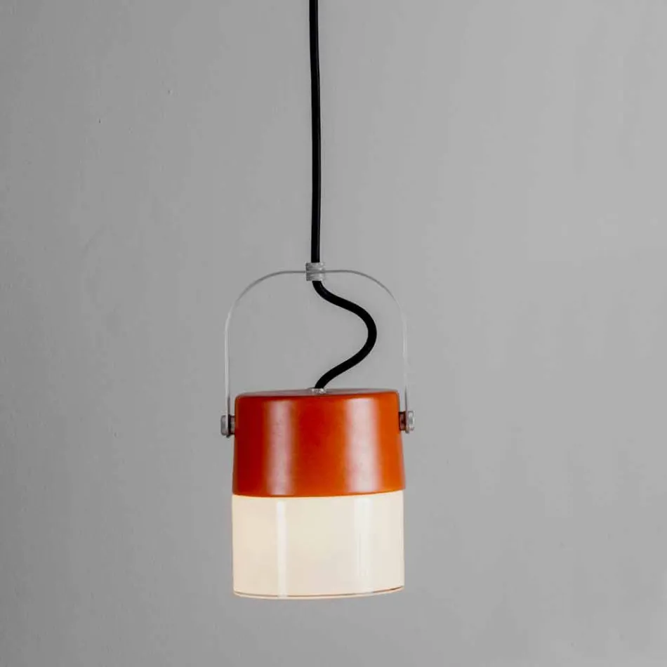 Toscot Swing blown glass pendant lamp made in Tuscany Viadurini