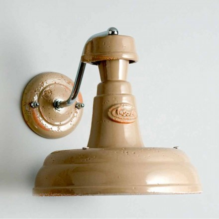 Toscot Torino applique with arm Made in Tuscany Viadurini