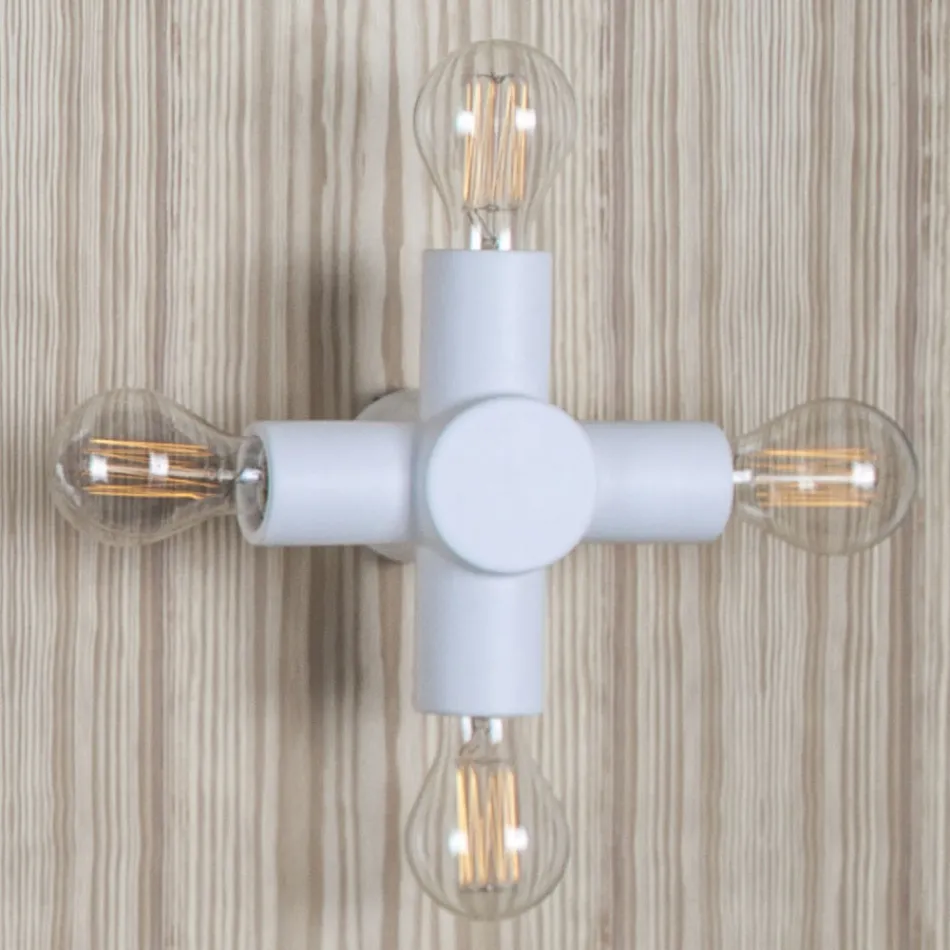 Toscot Traffic wall lamp in ceramic different finishes produced in Tuscany Viadurini