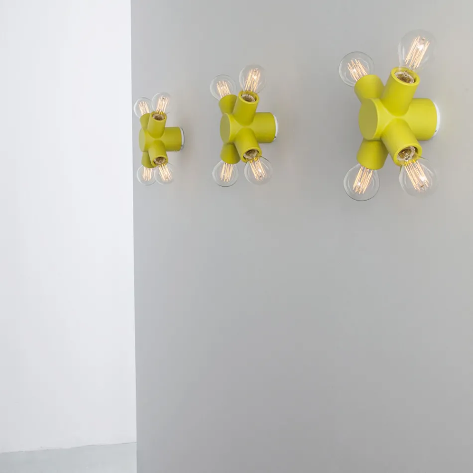 Toscot Traffic wall lamp in ceramic different finishes produced in Tuscany Viadurini