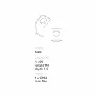 Toscot Vivaldi handmade terracotta wall lamp in Italy Viadurini