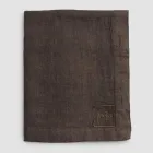 Modular Tablecloth in Colored Linen with Buttonholes and 10 Buttons - Mediterranean Viadurini