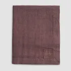 Modular Tablecloth in Colored Linen with Buttonholes and 10 Buttons - Mediterranean Viadurini