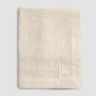 Modular Tablecloth in Colored Linen with Buttonholes and 10 Buttons - Mediterranean Viadurini