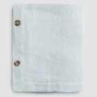 Rectangular Linen Tablecloth with Buttonholes and 10 Buttons, Luxury - Mediterranean Viadurini
