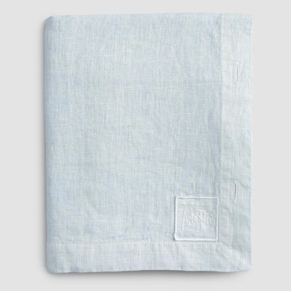 Rectangular Linen Tablecloth with Buttonholes and 10 Buttons, Luxury - Mediterranean Viadurini
