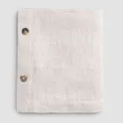 Rectangular Linen Tablecloth with Buttonholes and 10 Buttons, Luxury - Mediterranean Viadurini