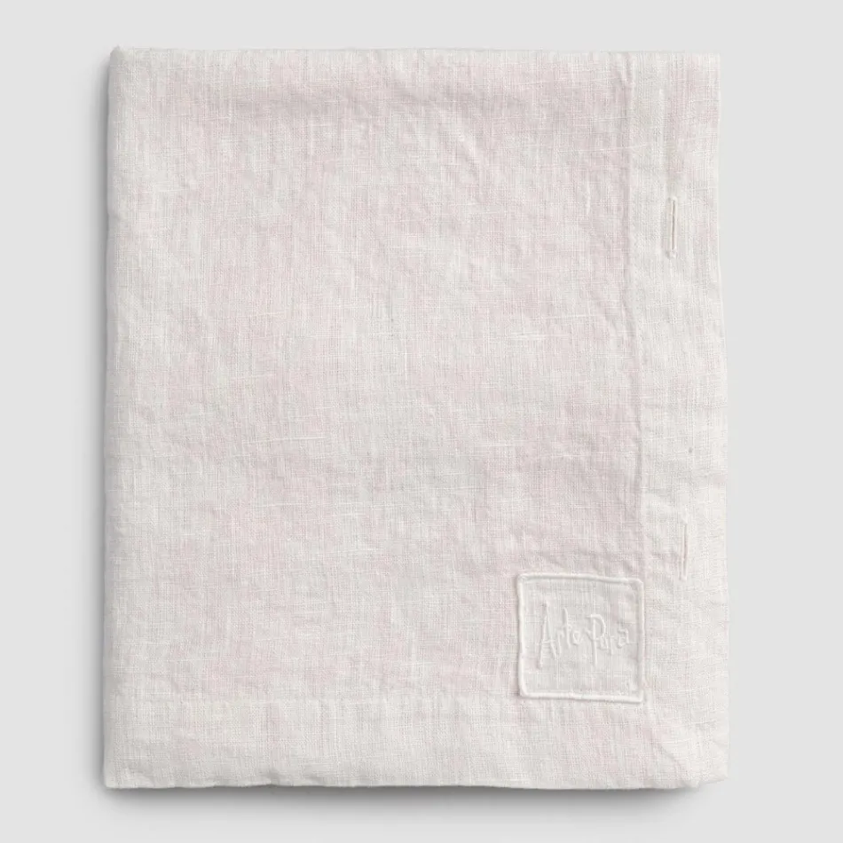 Rectangular Linen Tablecloth with Buttonholes and 10 Buttons, Luxury - Mediterranean Viadurini