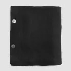 Luxury Modular Colored Linen Tablecloth with Buttonholes and 12 Buttons - Mediterranean Viadurini