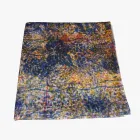 High Quality Italian Handcrafted Tablecloth with Hand Cotton Printed Viadurini