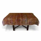 High Quality Italian Crafted Tablecloth in Hand Printed Cotton - Trademarks Viadurini