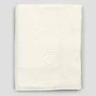 Large Rectangular Heavy White Linen Tablecloth with Framed Edges - Davinci Viadurini